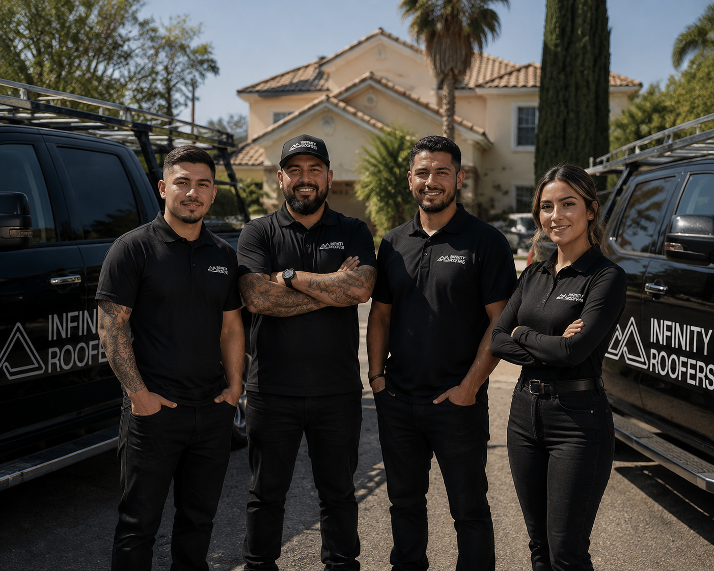 infinity roofers team