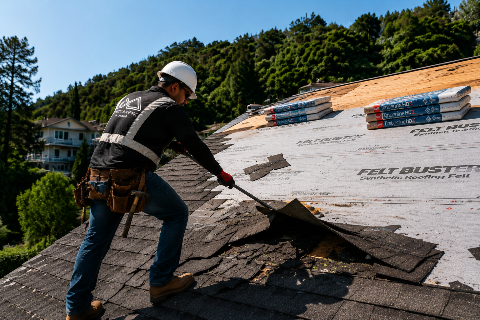 roof replacement by infinity roofer