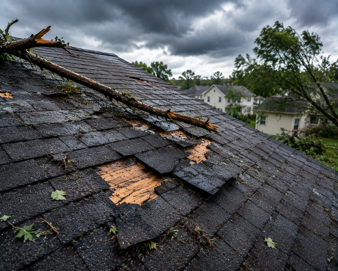storm damage roofing by infinity roofers