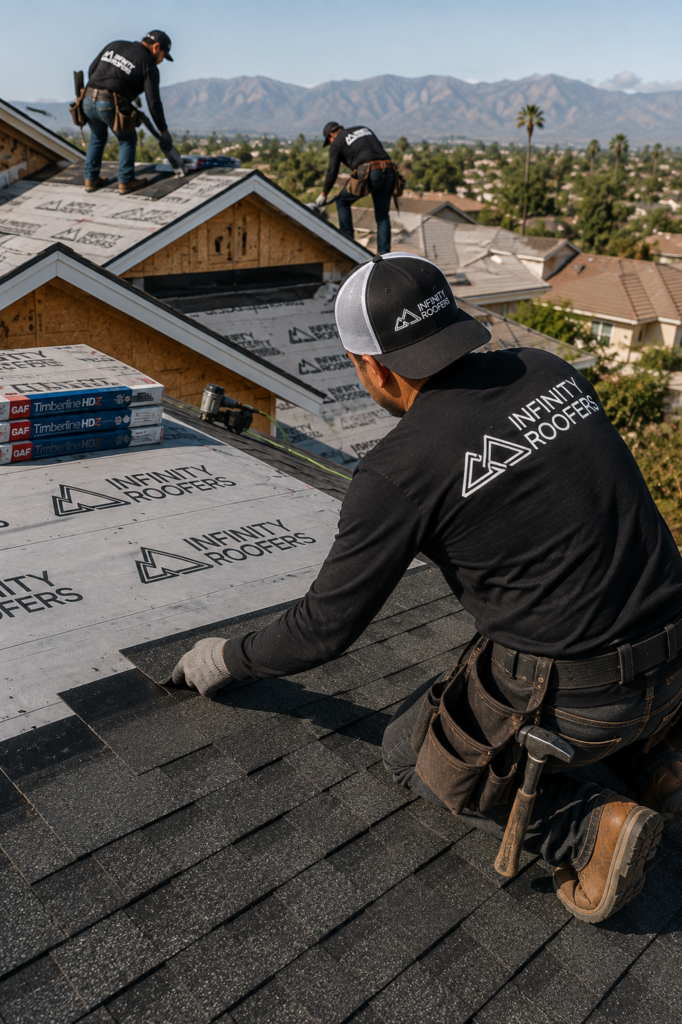 roof installation services by infinity roofers