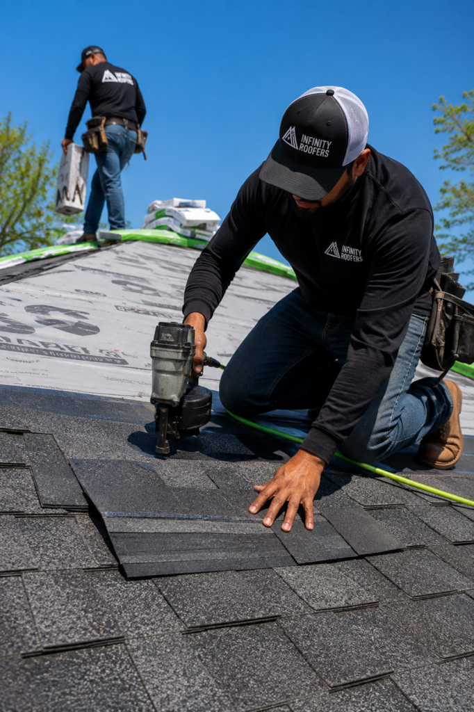 roof replacement by infinity roofers